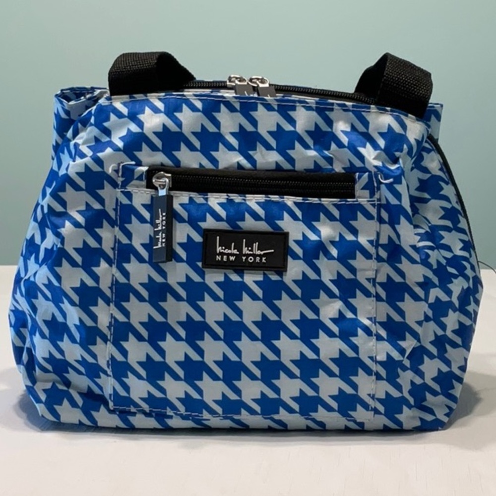 Nicole Miller New York Insulated Lunch Tote with Outside Open Pockets - Picture 1 of 4